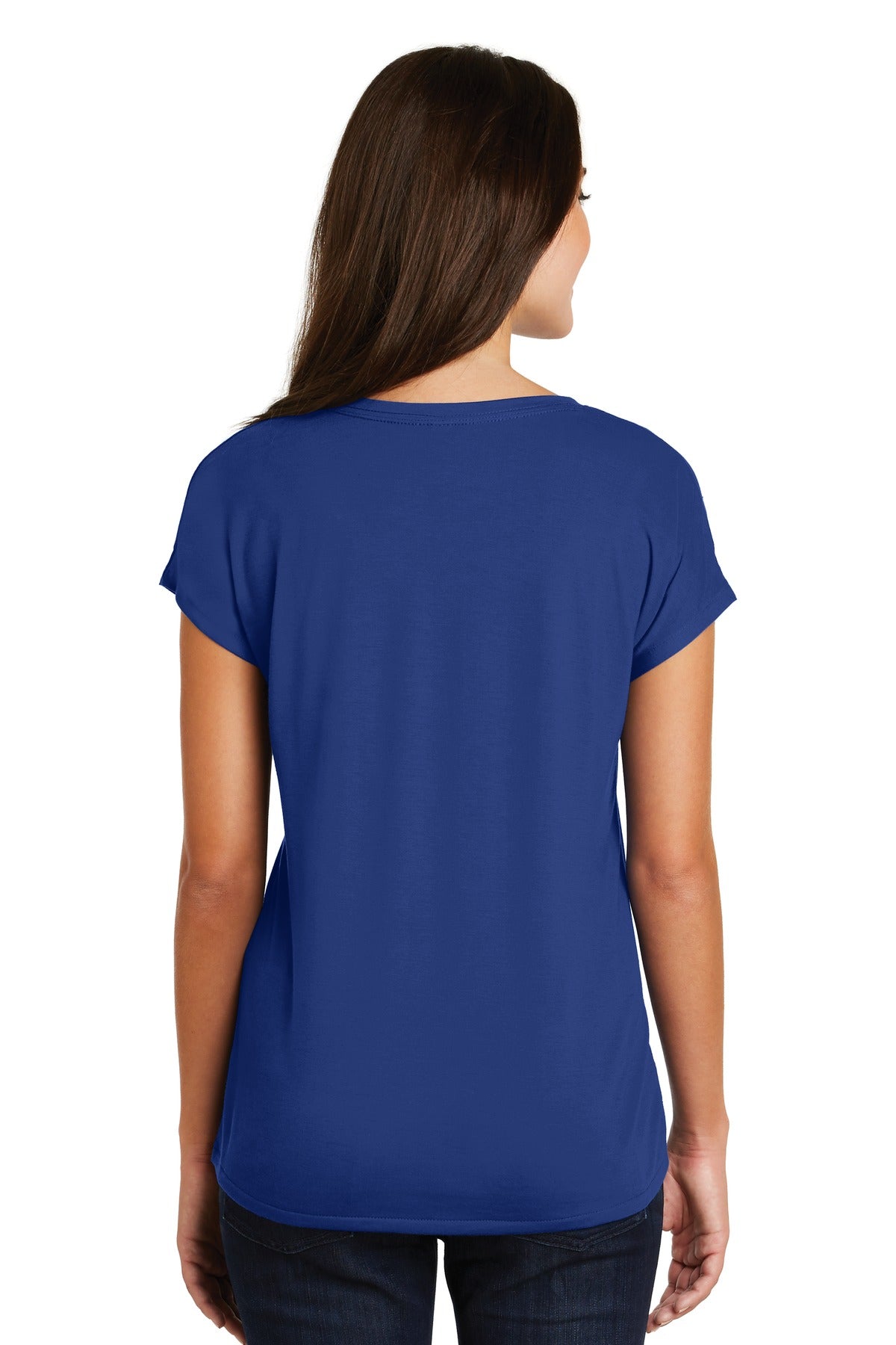 District Women's Drapey Dolman Tee. DM412 District