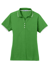 Port Authority Ladies Rapid Dry Tipped Polo. L454