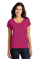 District Women's Drapey Dolman Tee. DM412 District