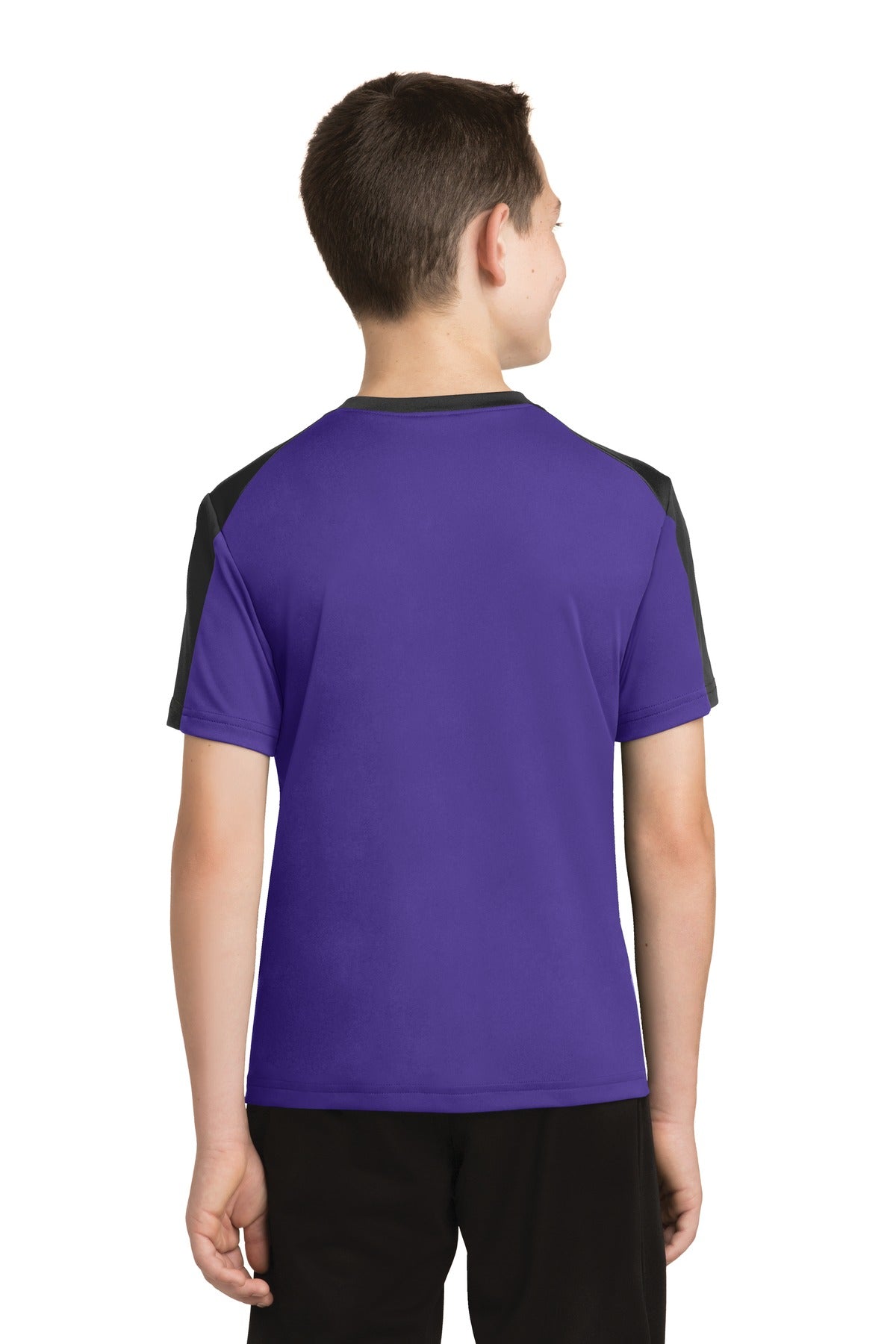 Sport-Tek Youth PosiCharge Competitor Sleeve-Blocked Tee YST354