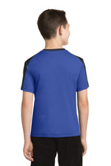 Sport-Tek Youth PosiCharge Competitor Sleeve-Blocked Tee YST354