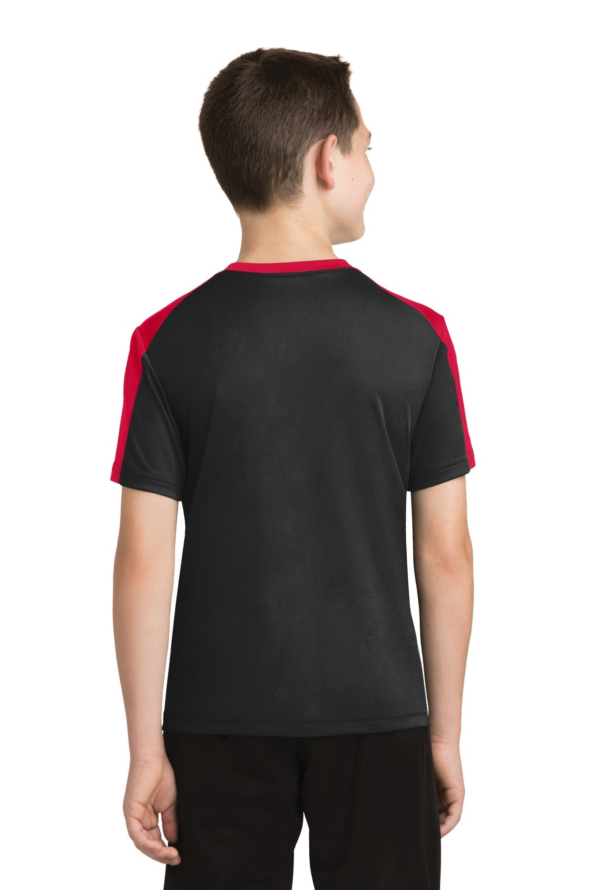 Sport-Tek Youth PosiCharge Competitor Sleeve-Blocked Tee YST354