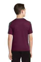 Sport-Tek Youth PosiCharge Competitor Sleeve-Blocked Tee YST354