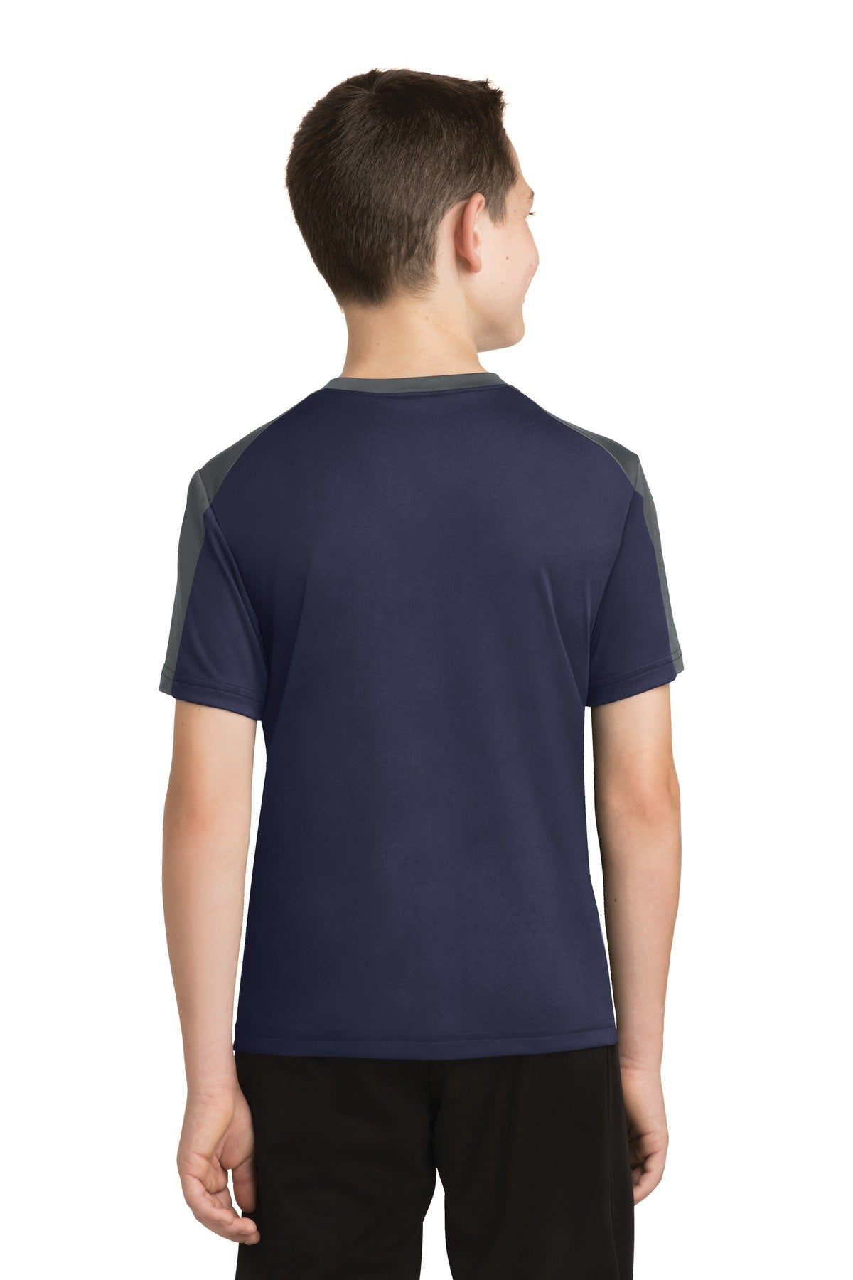Sport-Tek Youth PosiCharge Competitor Sleeve-Blocked Tee YST354