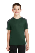Sport-Tek Youth PosiCharge Competitor Sleeve-Blocked Tee YST354