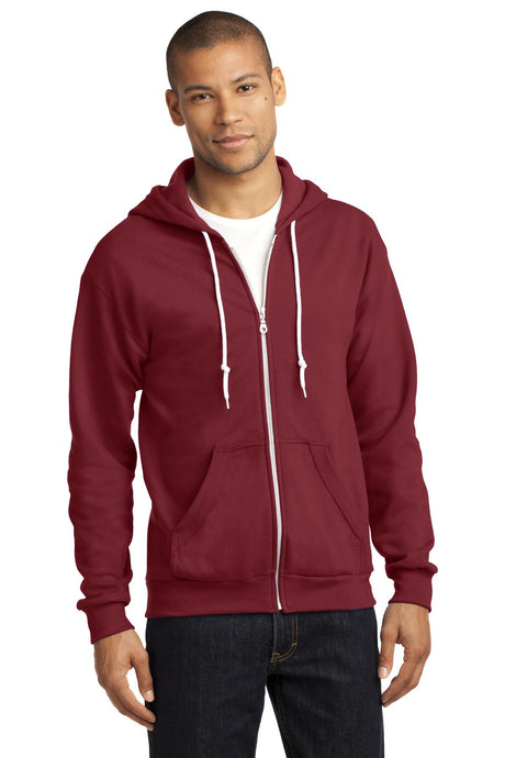 Anvil Full-Zip Hooded Sweatshirt. 71600 Anvil