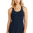 District Made Ladies 60/40 Gathered Racerback Tank. DM420 District