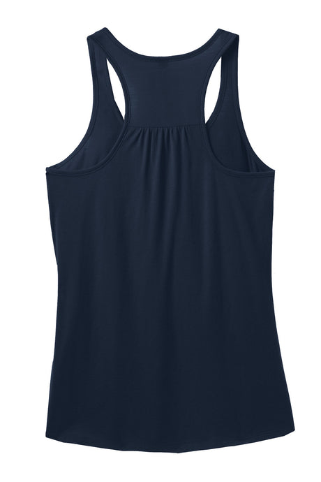 District Made Ladies 60/40 Gathered Racerback Tank. DM420 District