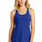 District Made Ladies 60/40 Gathered Racerback Tank. DM420 District
