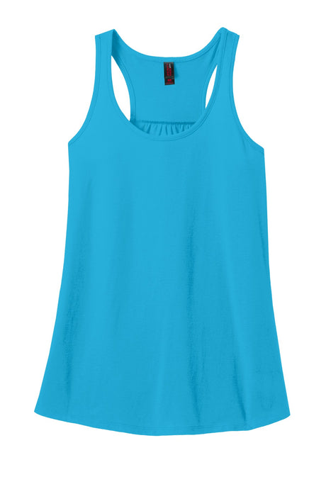 District Made Ladies 60/40 Gathered Racerback Tank. DM420 District