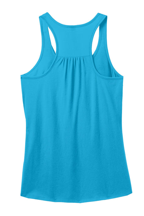 District Made Ladies 60/40 Gathered Racerback Tank. DM420 District