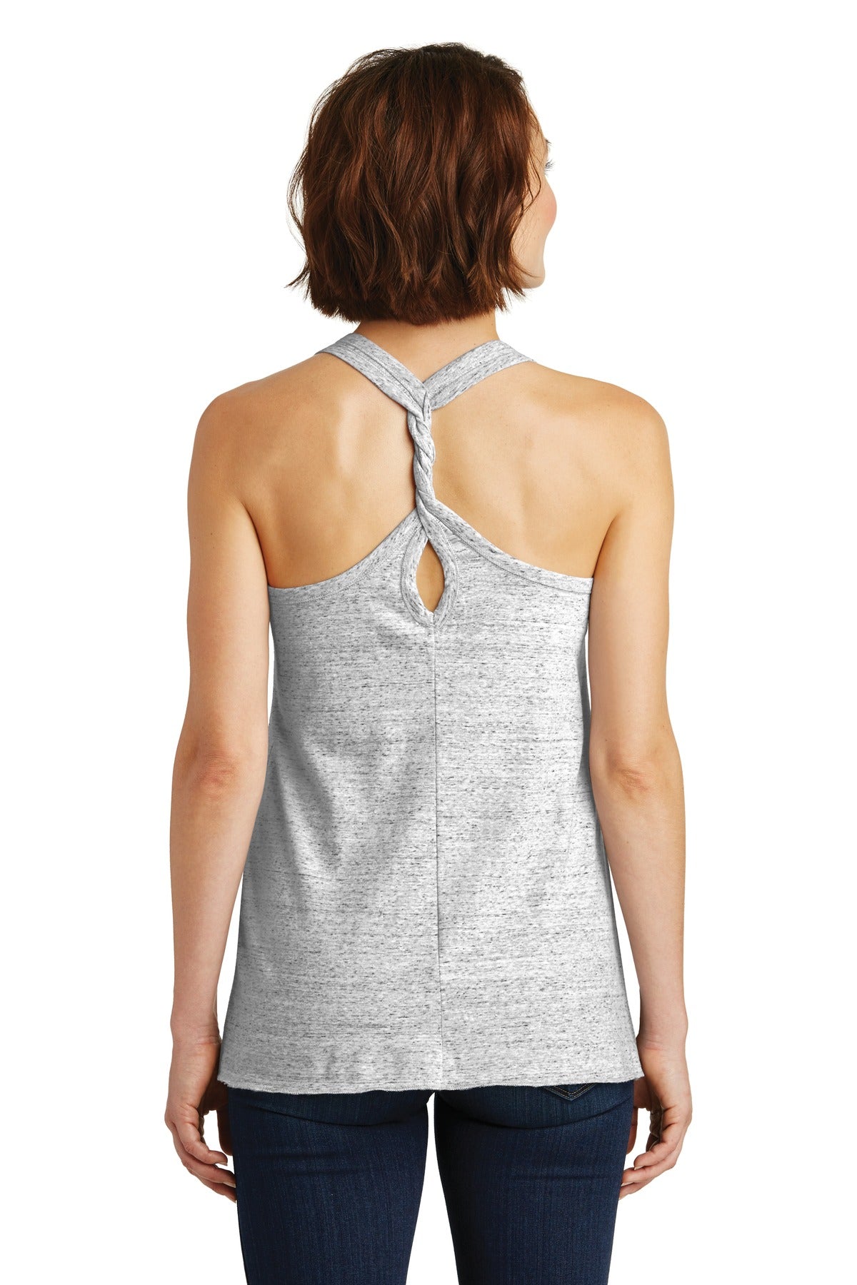 District Women's Cosmic Twist Back Tank. DM466 District