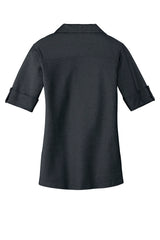 Port Authority Ladies Oxford Pique Double Pocket Polo. L557