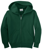 Hanes - Youth EcoSmart Full-Zip Hooded Sweatshirt. P480 Hanes
