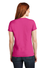 Anvil Ladies 100% Combed Ring Spun Cotton V-Neck T-Shirt. 88VL Anvil