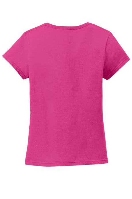 Anvil Ladies 100% Combed Ring Spun Cotton V-Neck T-Shirt. 88VL Anvil