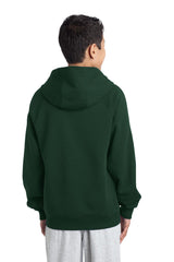 Sport-Tek Youth Sleeve Stripe Pullover Hooded Sweatshirt YST265