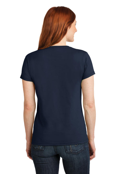 Anvil Ladies 100% Combed Ring Spun Cotton V-Neck T-Shirt. 88VL Anvil
