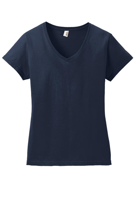 Anvil Ladies 100% Combed Ring Spun Cotton V-Neck T-Shirt. 88VL Anvil