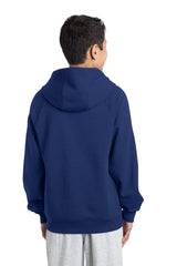 Sport-Tek Youth Sleeve Stripe Pullover Hooded Sweatshirt YST265