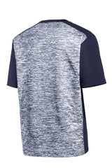 Sport-Tek Men's PosiCharge Electric Heather Colorblock Tee ST395 Mens Apparel Shirts & Tops