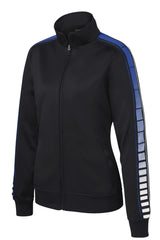 Sport-Tek Women's Dot Sublimation Tricot Track Jacket LST93