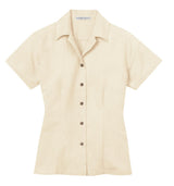 Port Authority Ladies Patterned Easy Care Camp Shirt. L536