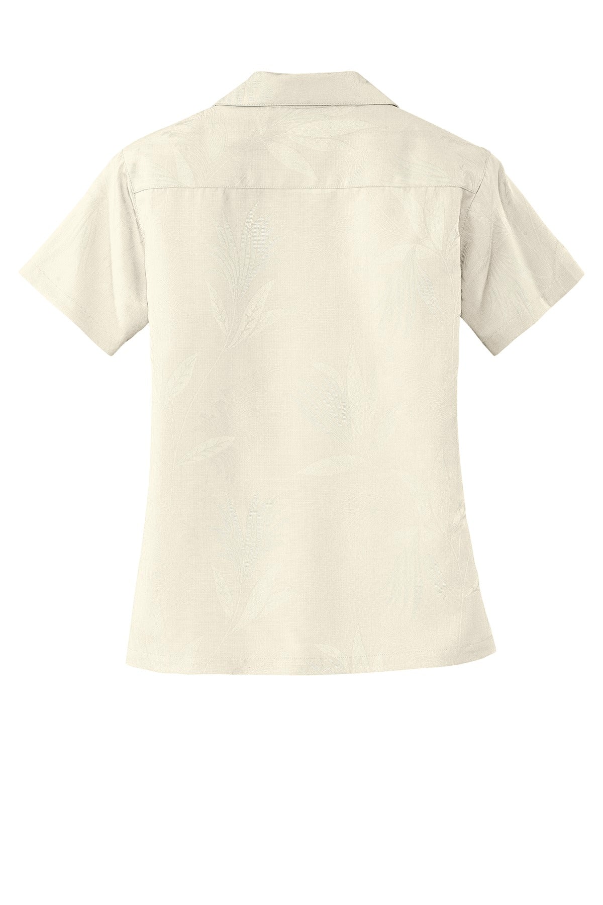 Port Authority Ladies Patterned Easy Care Camp Shirt. L536