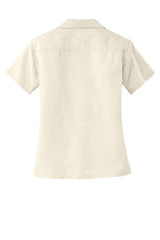 Port Authority Ladies Patterned Easy Care Camp Shirt. L536