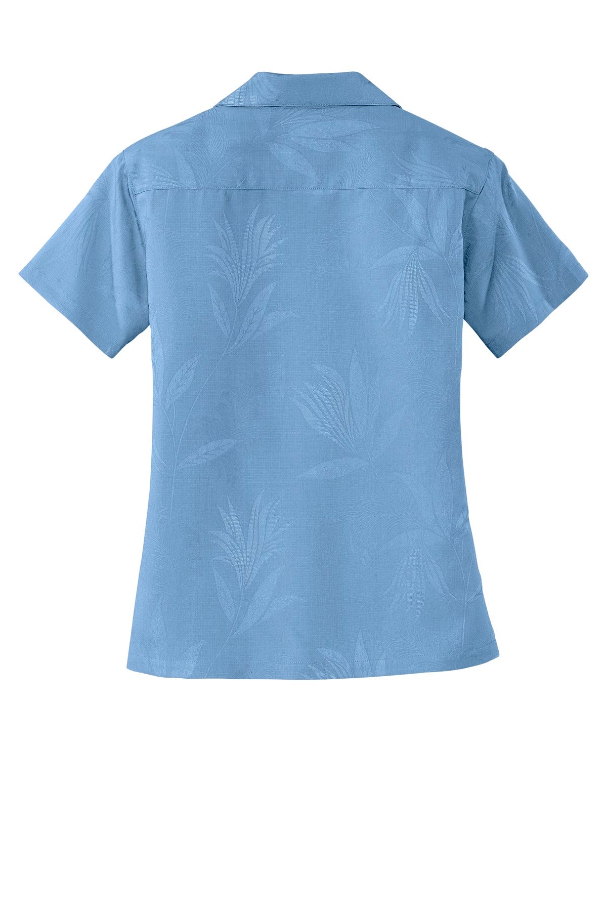 Port Authority Ladies Patterned Easy Care Camp Shirt. L536