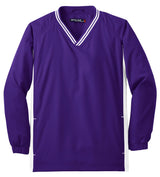 Sport-Tek Youth Tipped V-Neck Raglan Wind Shirt YST62