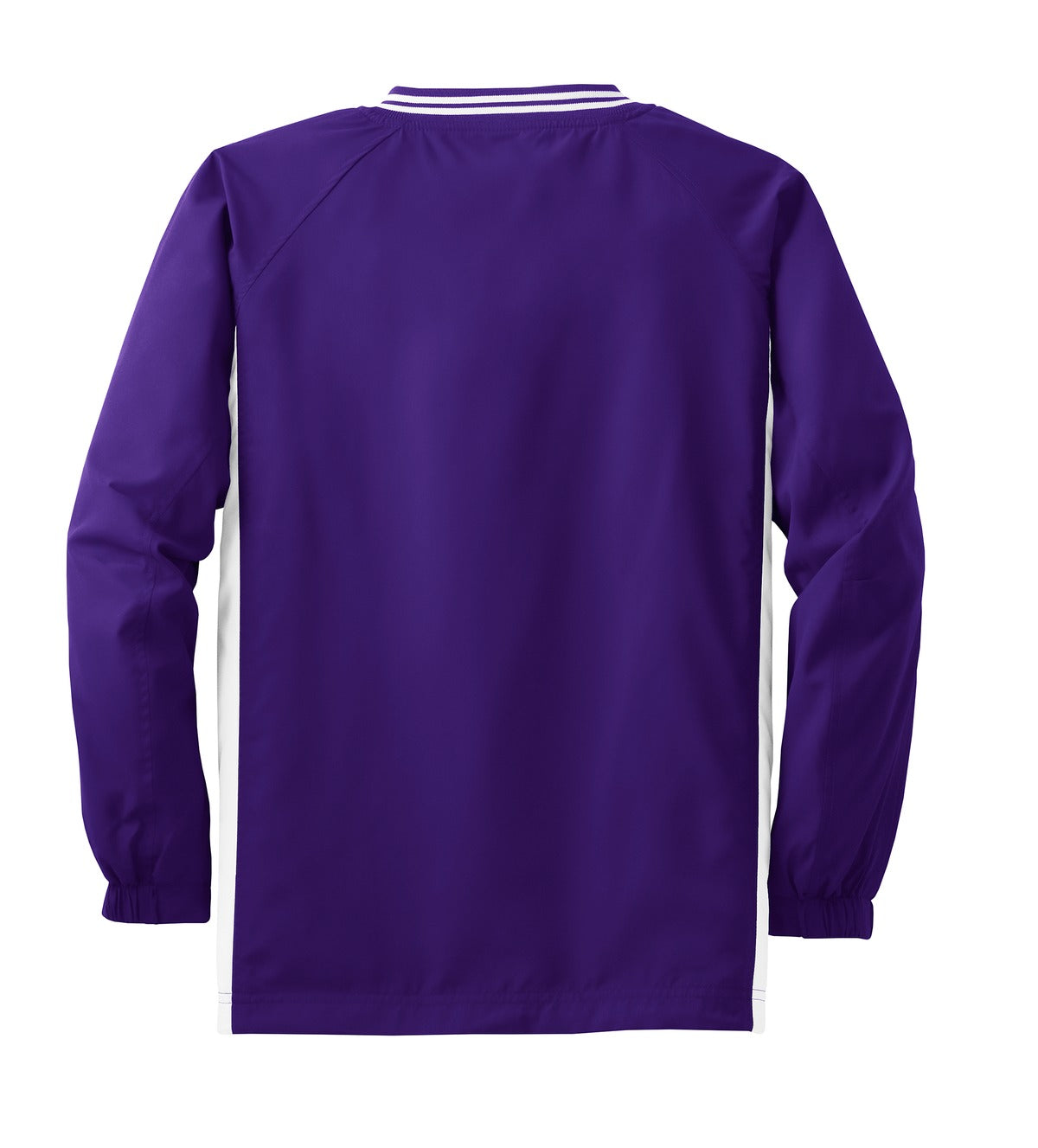 Sport-Tek Youth Tipped V-Neck Raglan Wind Shirt YST62