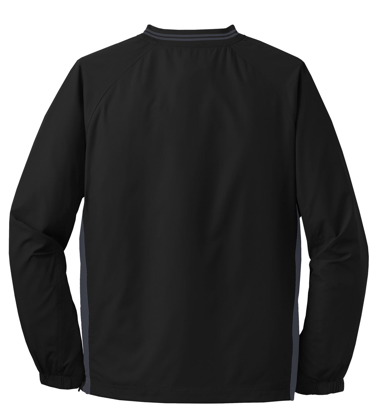 Sport-Tek Youth Tipped V-Neck Raglan Wind Shirt YST62