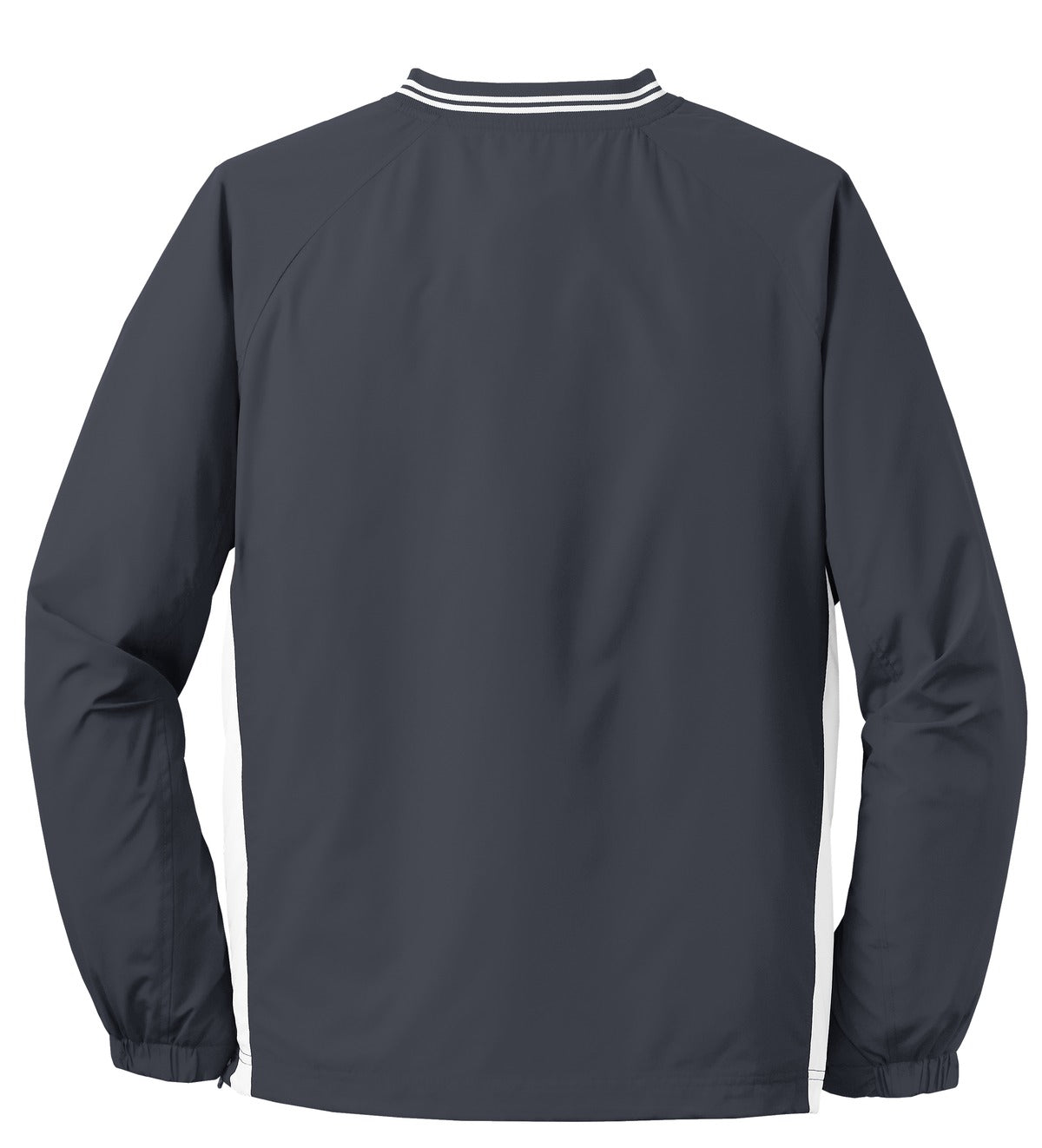 Sport-Tek Youth Tipped V-Neck Raglan Wind Shirt YST62