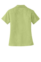 Port Authority Ladies Patterned Easy Care Camp Shirt. L536