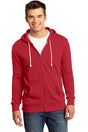 District - Young Mens Core Fleece Full-Zip Hoodie DT190 District