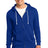 District - Young Mens Core Fleece Full-Zip Hoodie DT190 District
