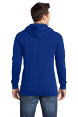 District - Young Mens Core Fleece Full-Zip Hoodie DT190 District