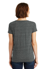 District Women's Cosmic V-Neck Tee. DM465 District