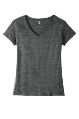 District Women's Cosmic V-Neck Tee. DM465 District