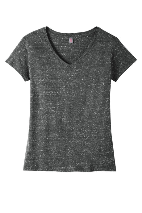 District Women's Cosmic V-Neck Tee. DM465 District