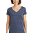 District Women's Cosmic V-Neck Tee. DM465 District