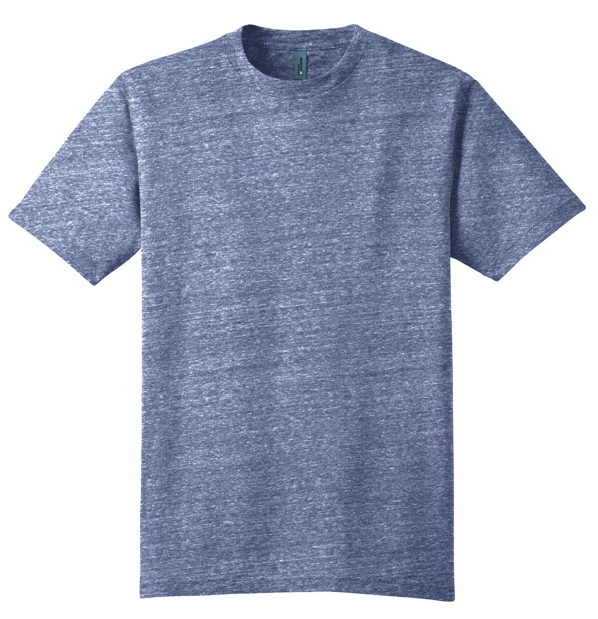 District - Young Mens Tri-Blend Crewneck Tee. DT142 District