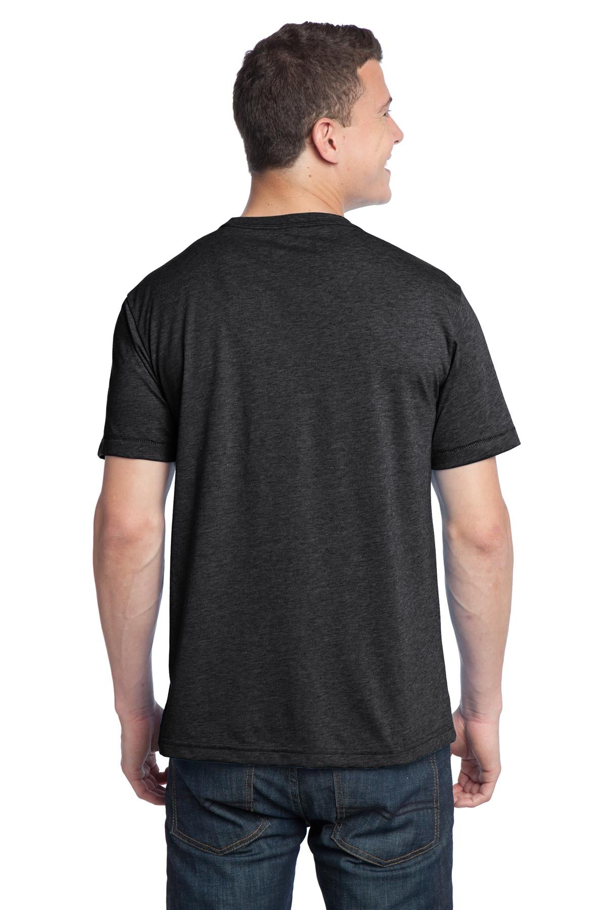 District - Young Mens Tri-Blend Crewneck Tee. DT142 District