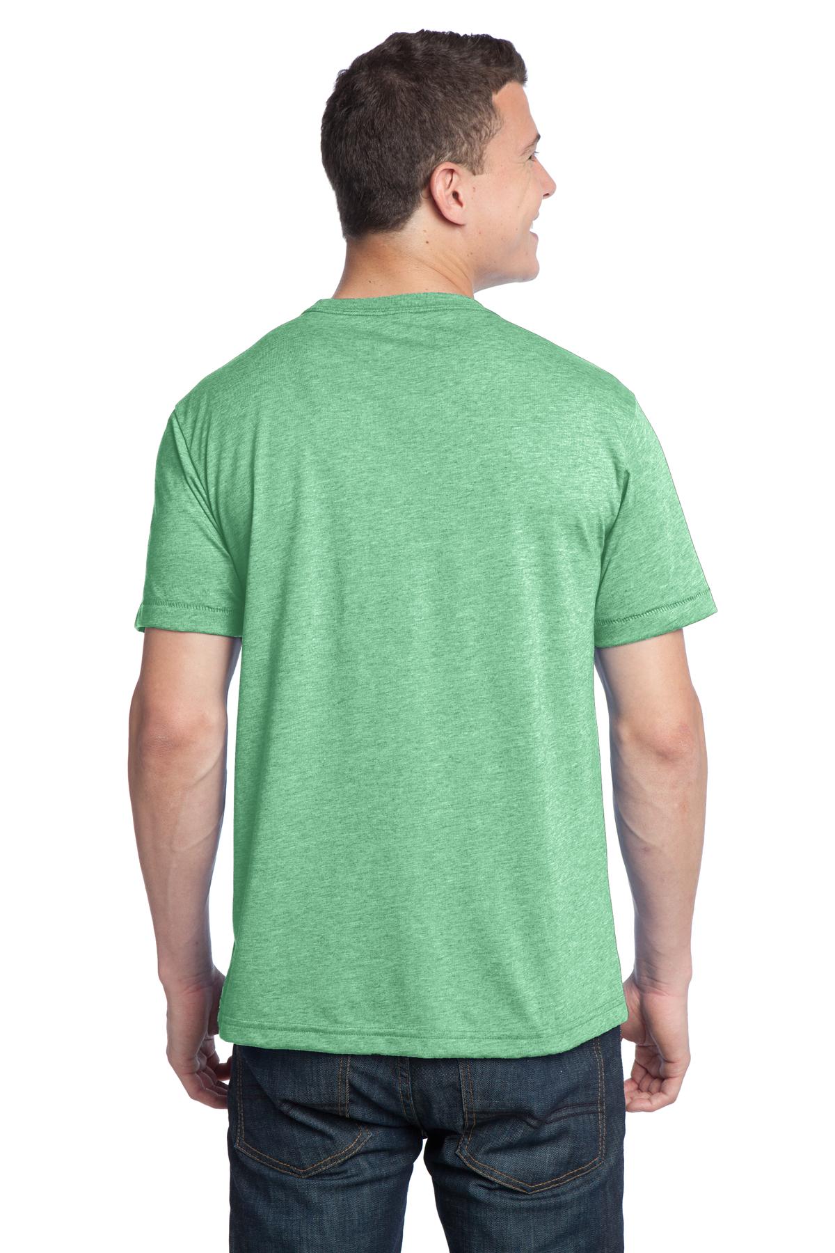 District - Young Mens Tri-Blend Crewneck Tee. DT142 District