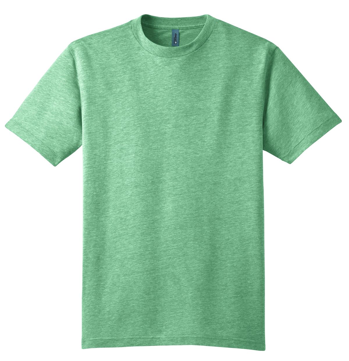 District - Young Mens Tri-Blend Crewneck Tee. DT142 District
