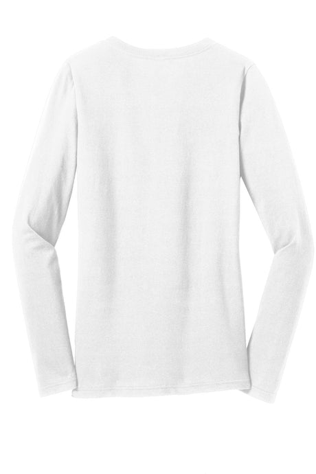 District Juniors The Concert Tee Long Sleeve V-Neck. DT5201 District
