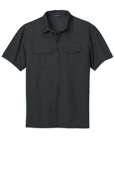 Port Authority Oxford Pique Double Pocket Polo. K557
