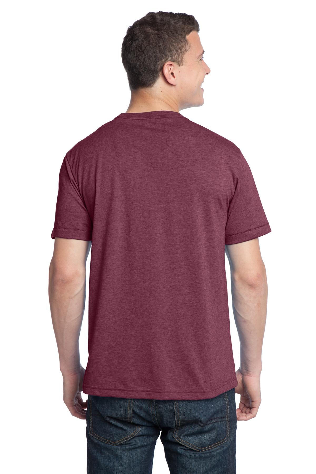 District - Young Mens Tri-Blend Crewneck Tee. DT142 District
