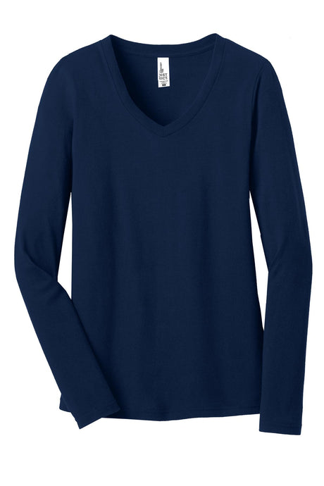 District Juniors The Concert Tee Long Sleeve V-Neck. DT5201 District